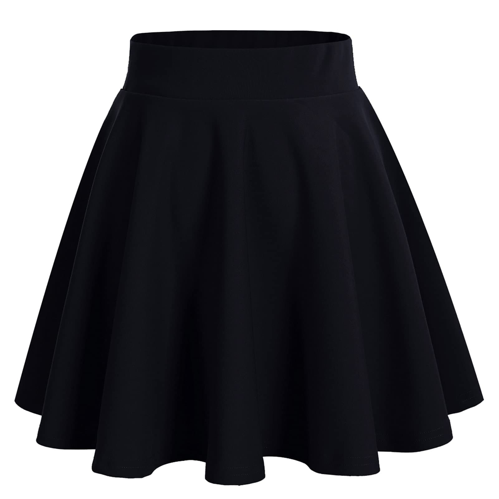 Women's Mini Skirt Basic Short Skater Skirt School Girl Anime Skirt