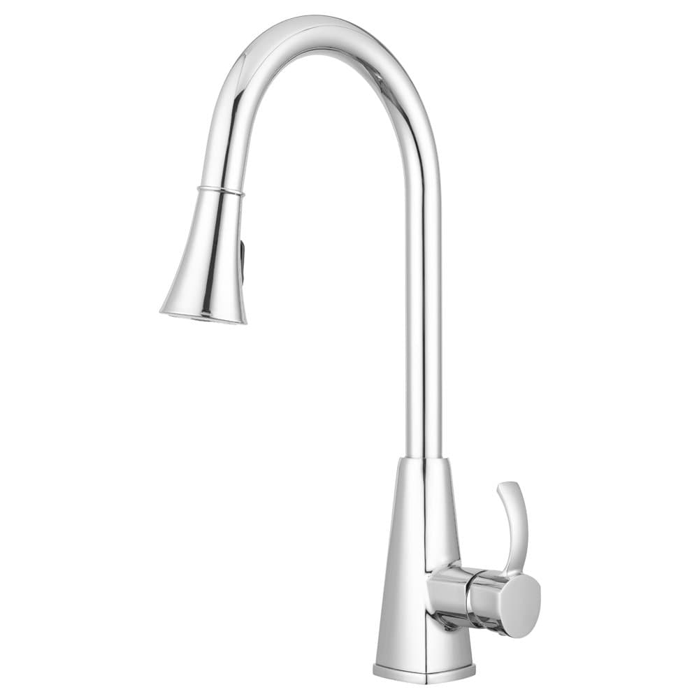 Pacific Bay Bridgeport Pull-Down Kitchen Sink Faucet (Chrome)