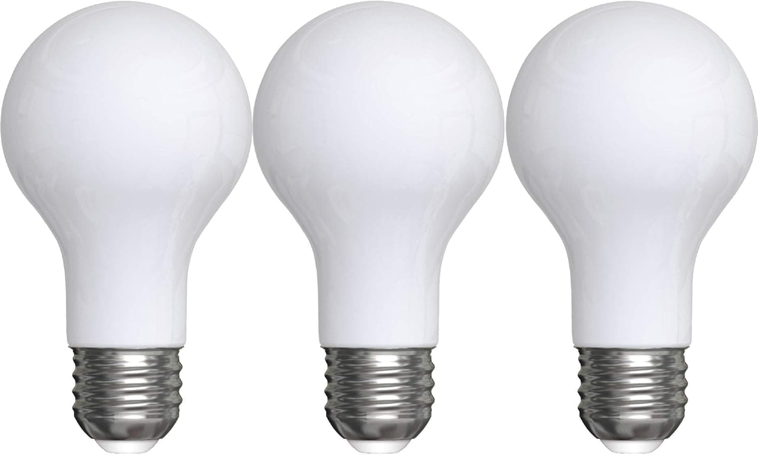 LED Light Bulbs, 75 Watt, Soft White, A21 (3 Pack)