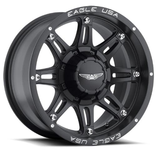 Eagle Alloys Series 027 Black Wheel with Painted Finish (17x9"/8x6.5")