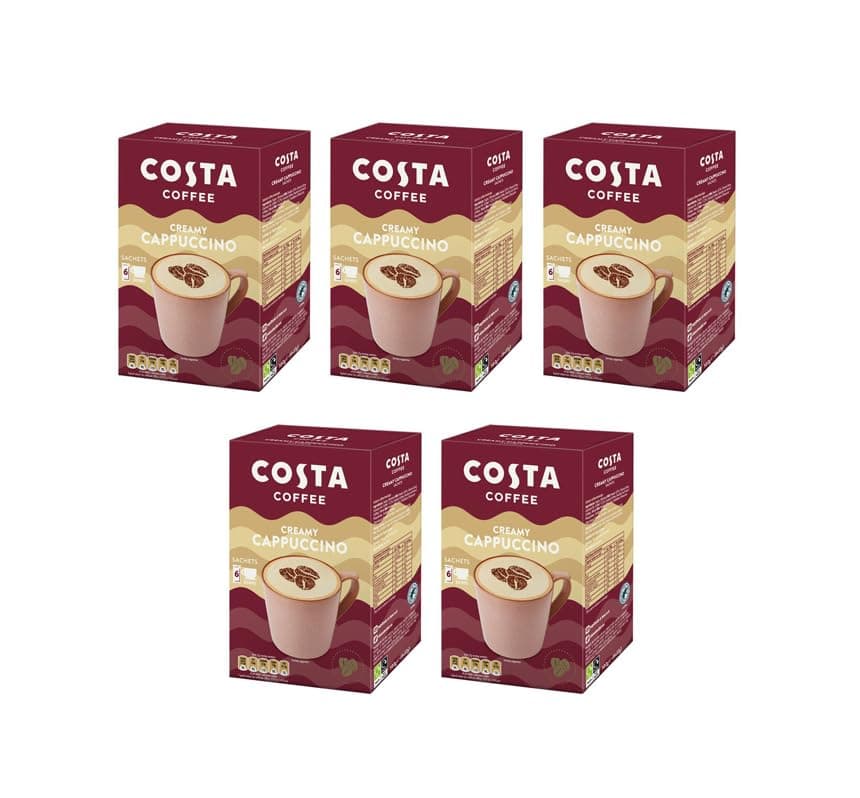 Creamy Cappuccino 6 Satchets X 17g (5 Pack)