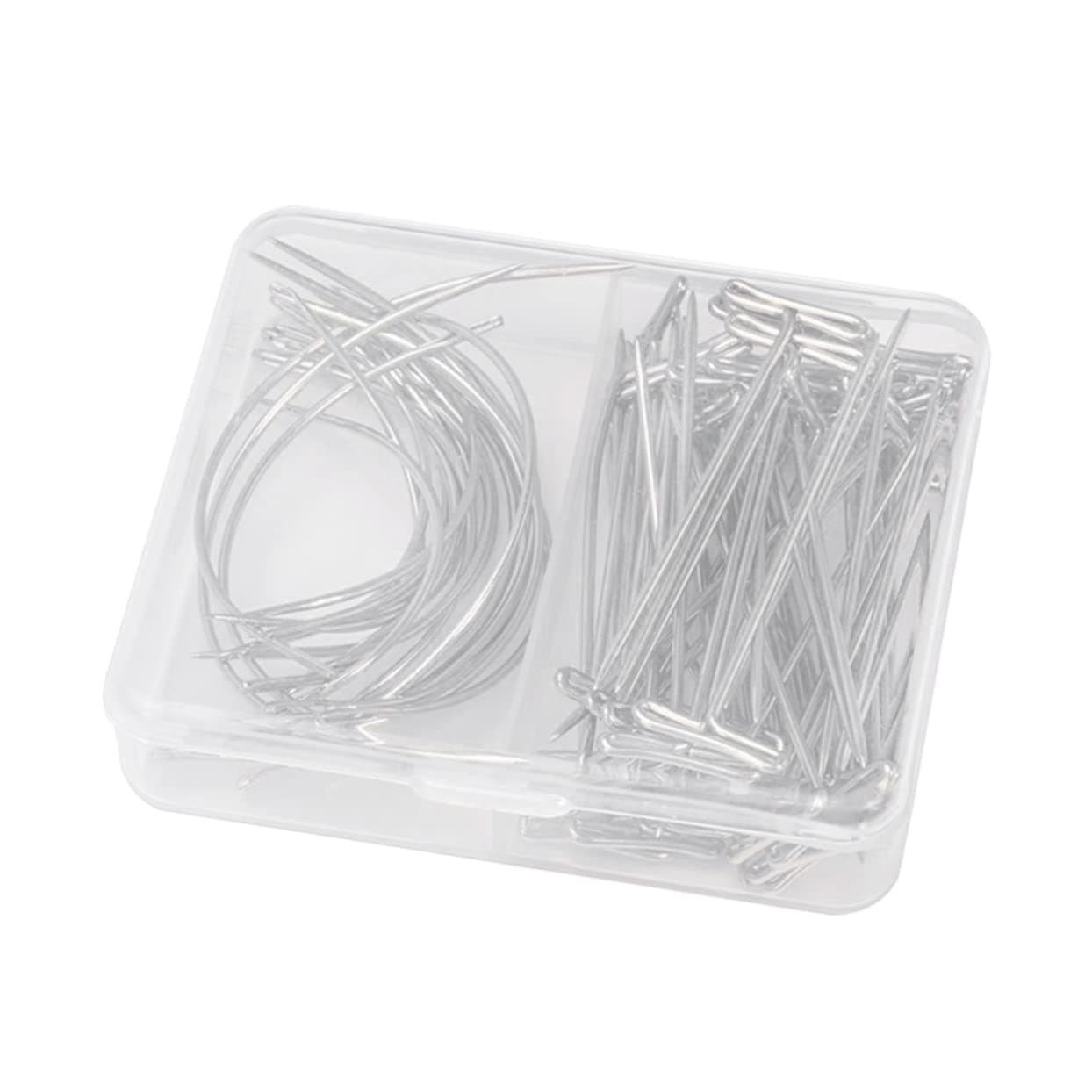 STOBOK 70pcs Set Braided Wigs Mattress Needles T for T- for Wigs Wig Making Sew Hair t Wig C Curved Needles Hair Wigs Felt Bottle Bags Single Braid Wigs Suit Metal To Weave