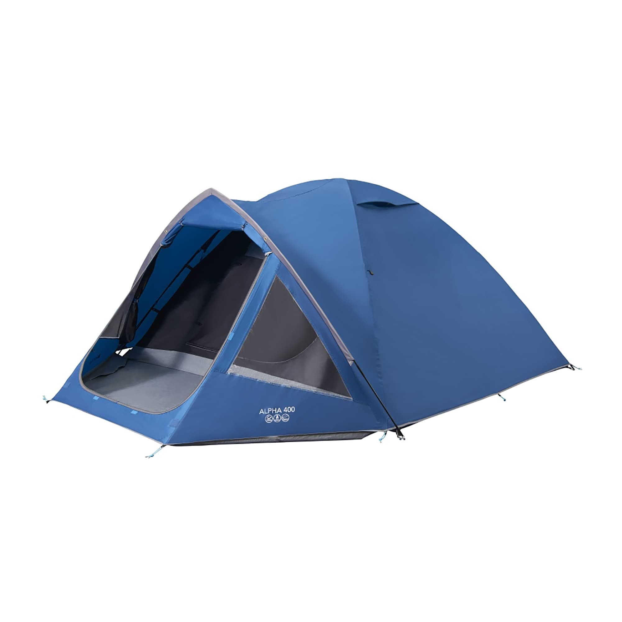 Vango Alpha 400 Moroccan Blue Camping Tent - Scout Recommended Kit