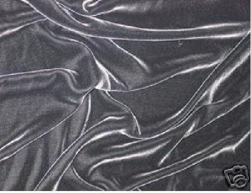 SILVER RAYON VELVET FABRIC MADE BY SOUTH BEACH FABRIC