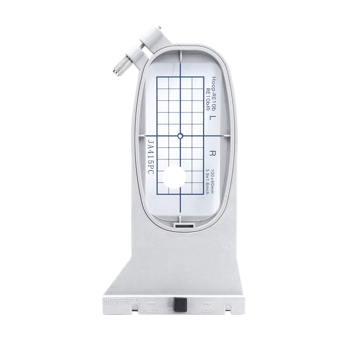 RE10B 100mm x 40mm (3.9" x 1.6") Embroidery Hoop for Janome Memory Craft 500E 400E 550E 450E Elna Expressive 830 Sewing and Embroidery Machine Hoops