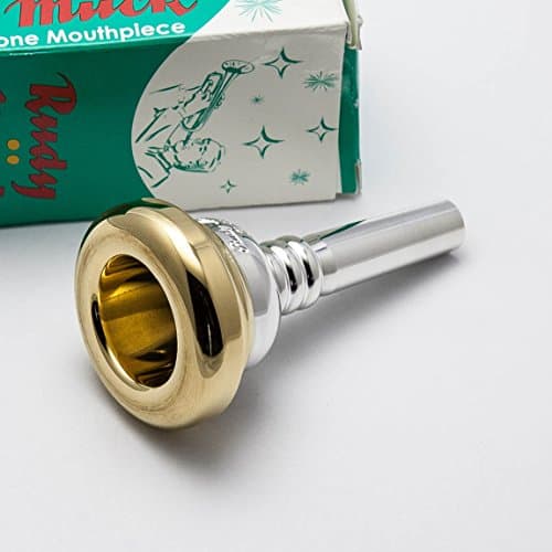 Rudy Muck 21 24K Gold Rim & Cup Small Shank Trombone Mouthpiece