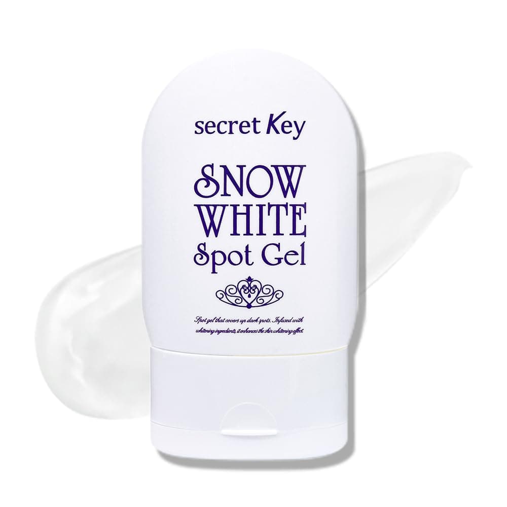 SECRETKEY Snow Glowing Spot Gel, Niacinamide with Hyaluronic Acid & Aloe Vera for Dark Spots & Even Tone, Multi-Zone Illuminating Care for Face & Body, Korean Skin Care (2.29 Oz / 65g)