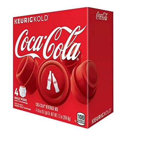 Keurig Kold Coca Cola Coke Kold Pods Sampler (Box of 4)