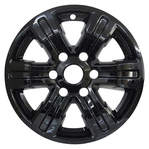 17" Gloss Black Wheel Skin Set Made for Ford Ranger XL (2019-2023) | Durable ABS Plastic Cover Hubcap | Fits Directly Over OEM Wheel