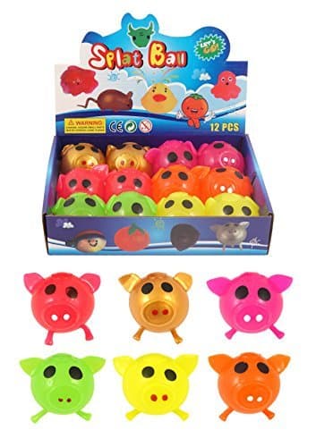 12 x Splat Ball Sticky Pig 7cm