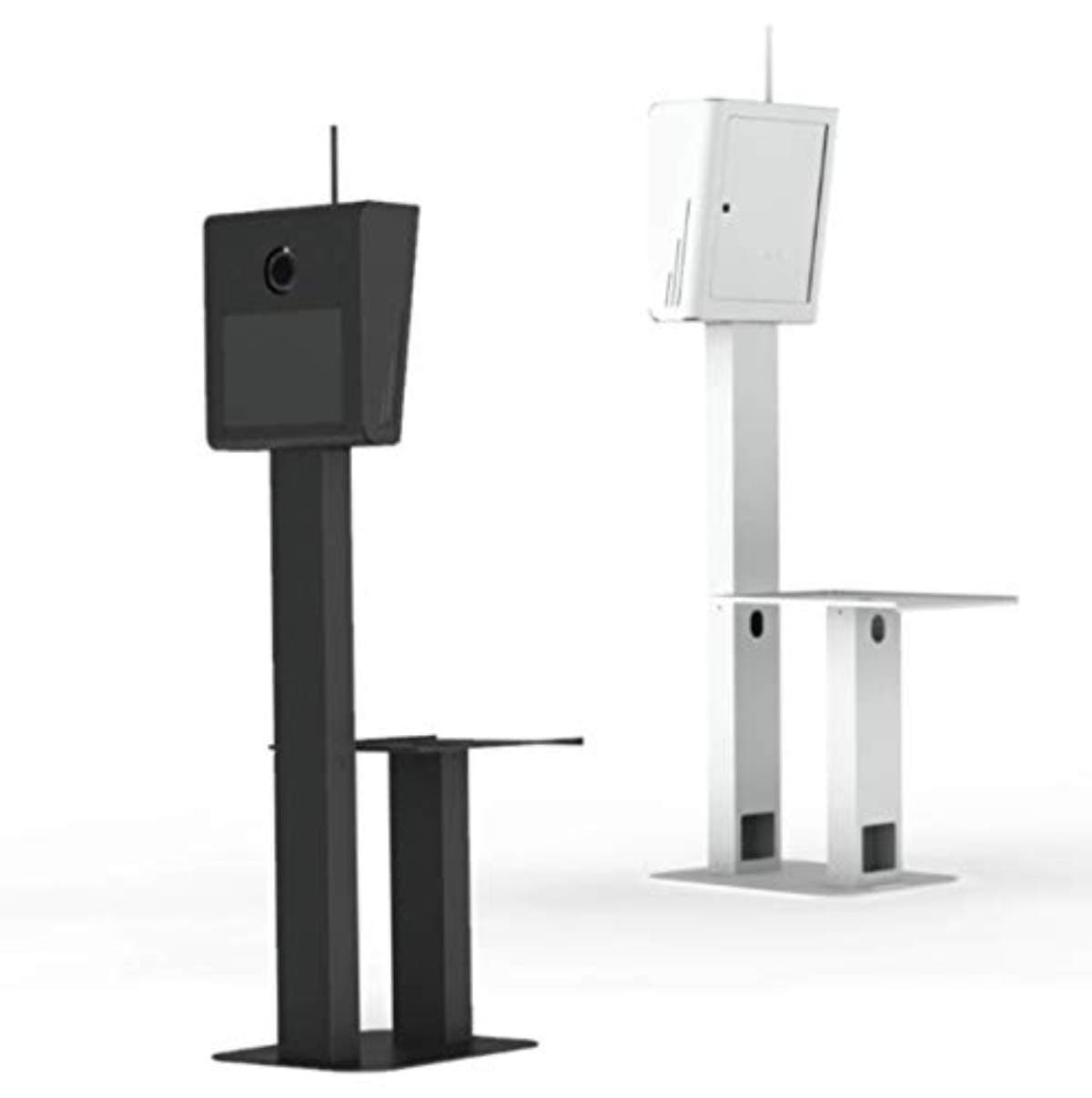 T11 4.0 Photo Booth Branding Capability Light and Maximum Portable Shell with Rectangular Shaped Stand (Printer Stand & Travel CASE Without, White)