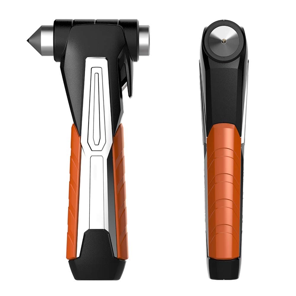 Ationgle High Tungsten Steel 3-in-1 Car Safety Hammer Escape Tool with Sharp Hamer Tip, Safety Hammer/Life-Saving Emergency Glass/Seat Belt Cutter Window Breaker