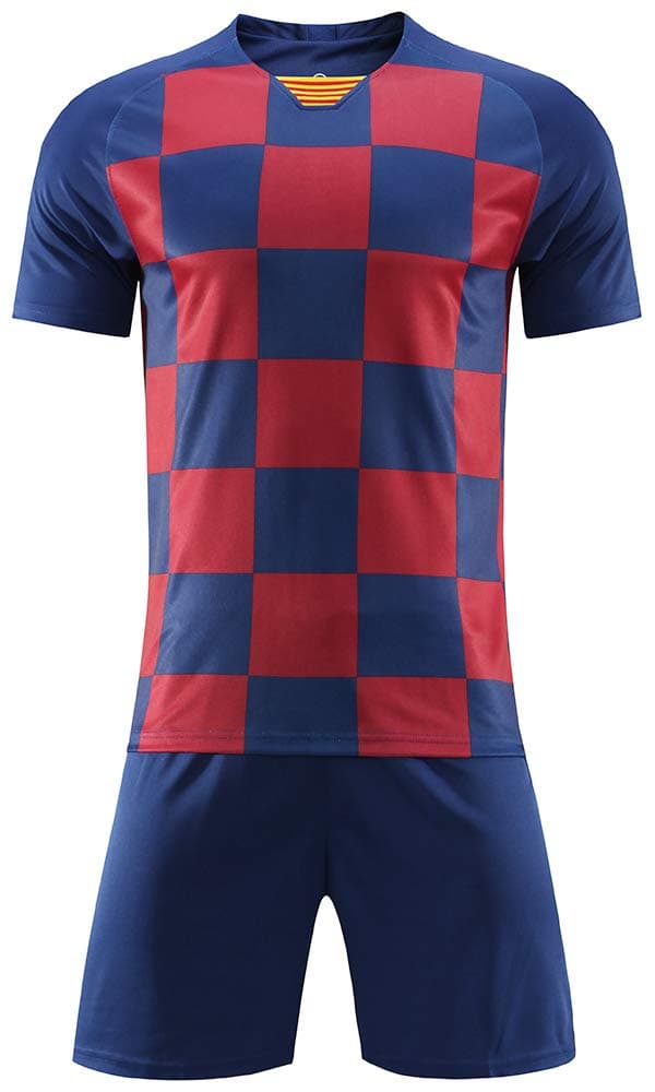 Summer Sports T-Shirt & Shorts Quick Dry Soccer Jerseys Team Set Breathable Football Kits European Football Clubs 2019-2020 Home & Away