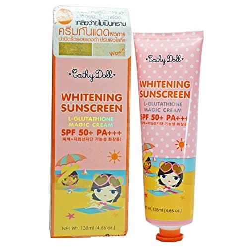 Karmart Cathy Doll Whitening Sunscreen L-glutathione Magic Cream Spf50+ Pa+++ 138 Ml.(4.66 oz.)