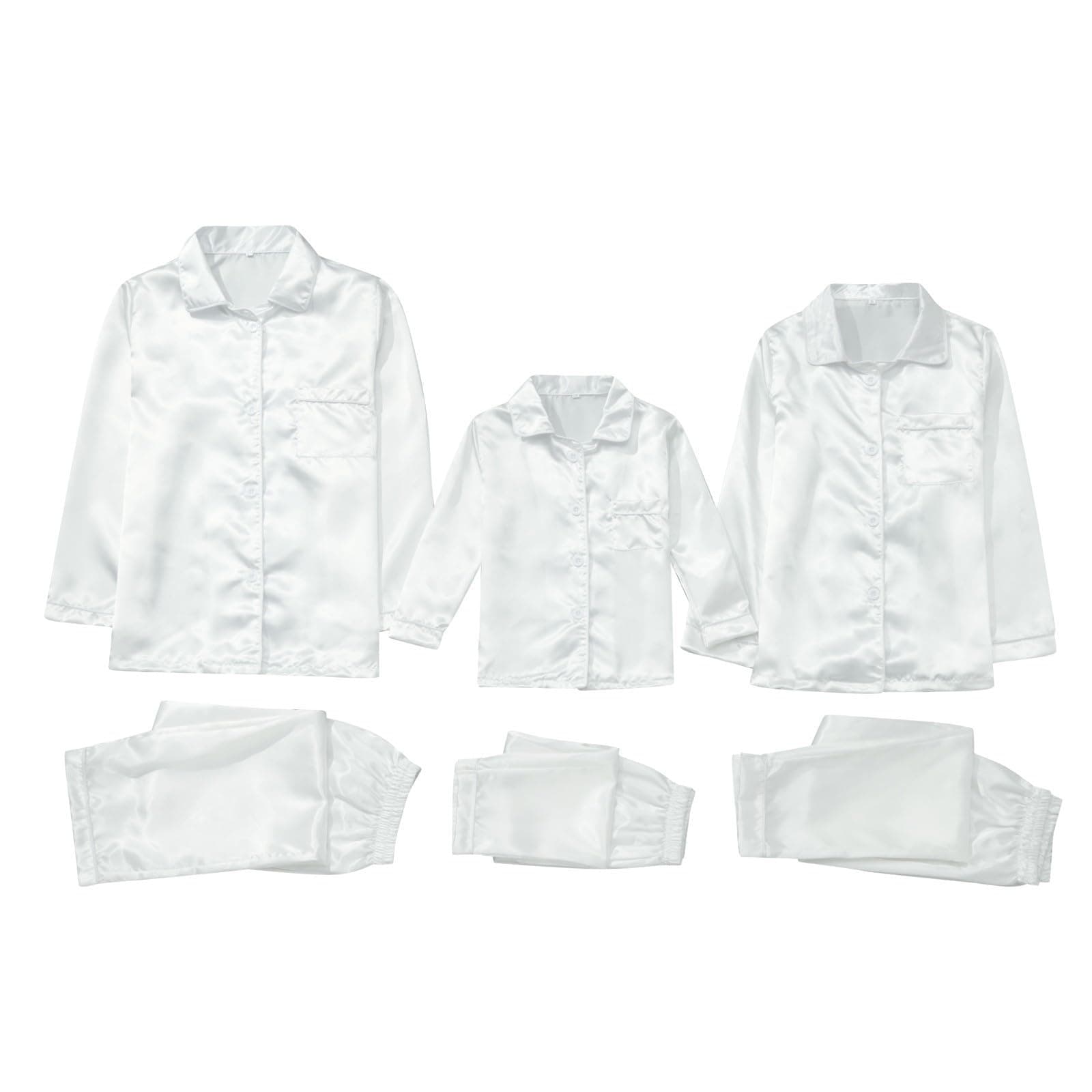 CokbyavlaChristmas Family Pajamas Matching Sets,Family Pajamas Silk Matching Pajamas For Couples His And Hers Matching Pajamas Red Silk Pajamas Aesthetic Pajam