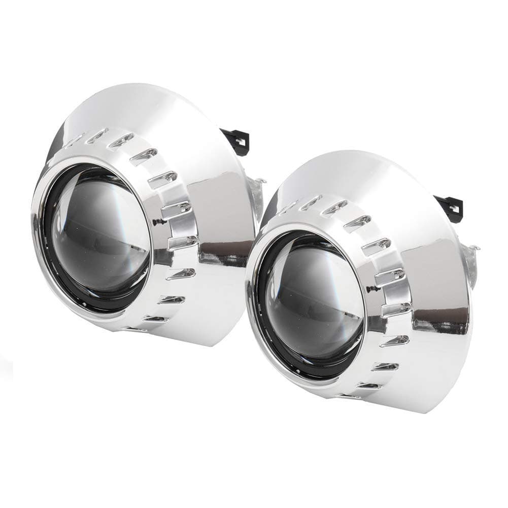 Remaxm 1 Pair 2.5 Inch Bi-xenon HID H1 Headlight Projector Lens Retrofit Beam for BMW E46