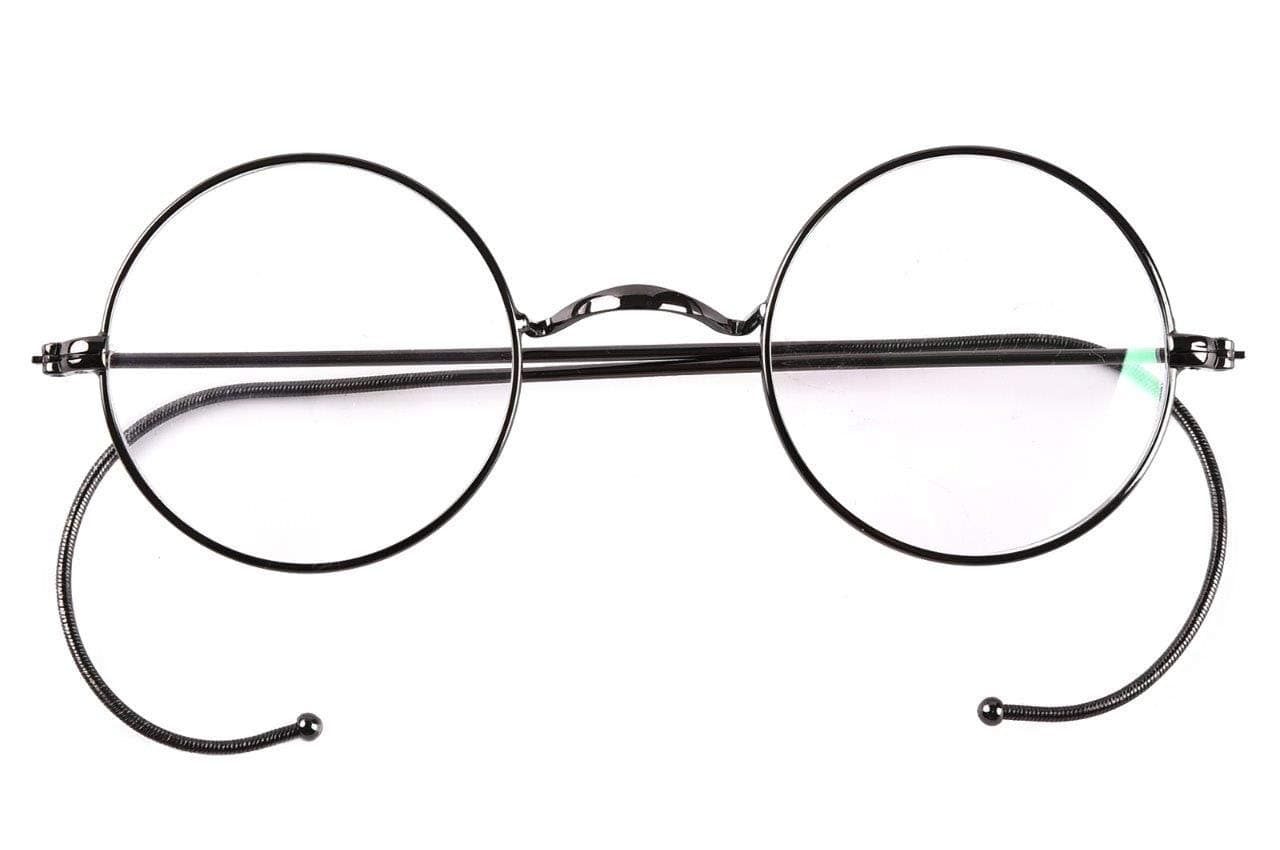 Blue Light Blocking Reading Glasses, Small Round Wire Rim Readers for Computer Use Anti-Glare Cut UV400
