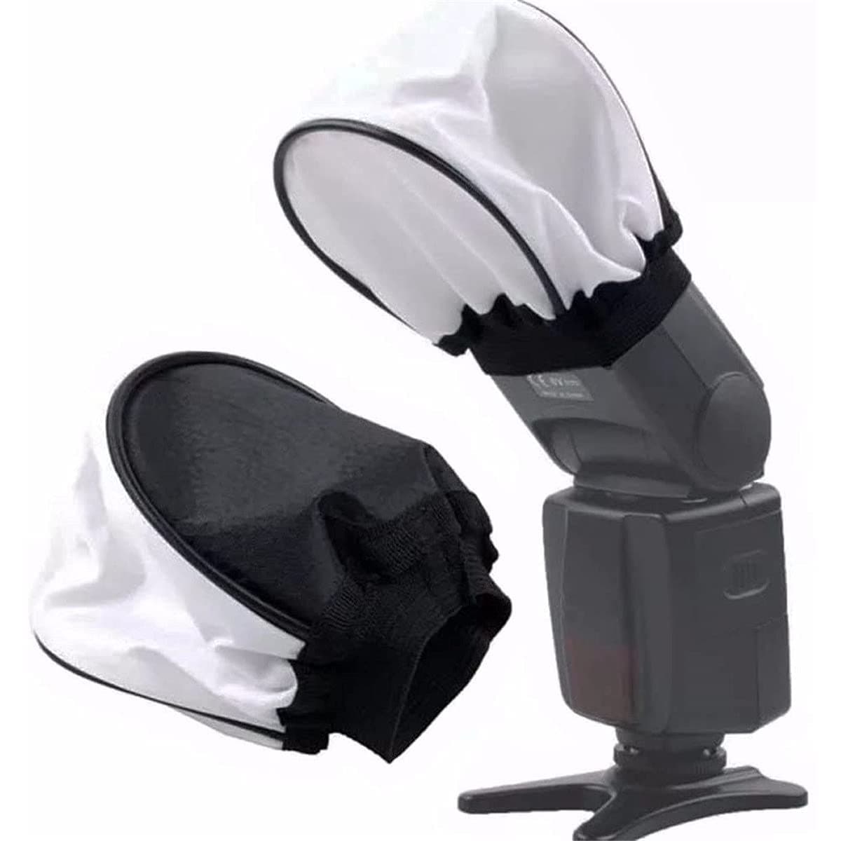 eWINNER Universal Softbox Soft Cloth Mini Camera Flash Bounce Diffuser Cap for Speedlight for Canon Nikon Sony Sunpak Nissin Sigma Pentax Olympus Panasonic Yongnuo Godox Lumix Flashes