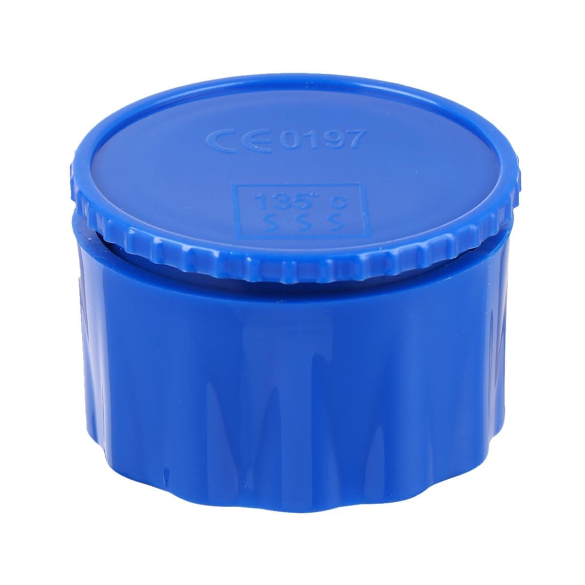 Healifty Dental Endo File Clean Stand Ring with 1pcs Cleaning Sponges Measurable Autoclavable Holder Organizer Rack Refill endodontics Products (Sky Blue)