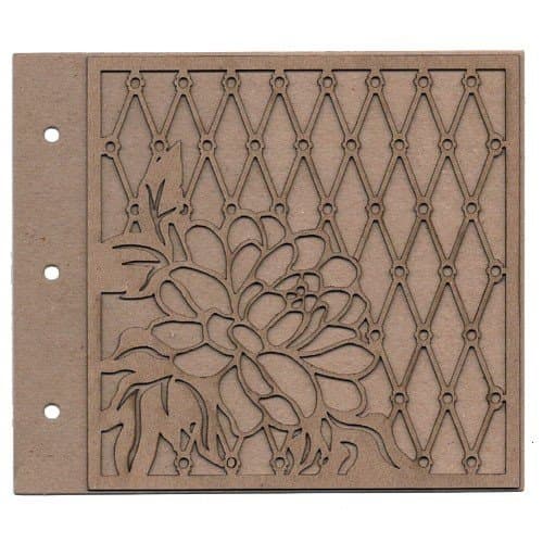 Blossom Album Laser Cut Chipboard - Leaky Shed Studio