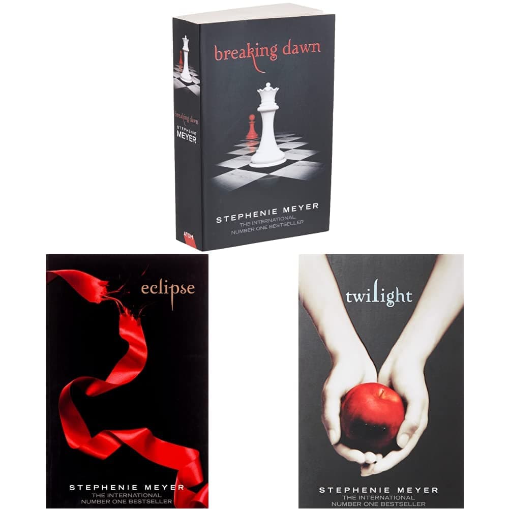 Breaking Dawn: Twilight, Book 4 (Twilight Saga) + Eclipse + Twilight: Twilight, Book 1 (Twilight Saga) (Set of 3 Books)