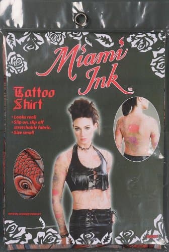 Miami Ink Ladies Tattoo Shirt Womens Small 6-8