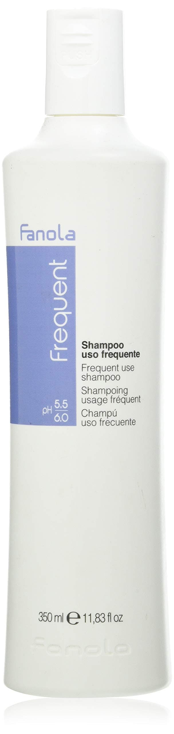 FANOLAFrequent Shampoo, Gentle Shampoo for Daily Deep Cleansing and Hydration to All Types of Hair, for Light, Soft and Scented Hair Without Compromise their Structure, 350