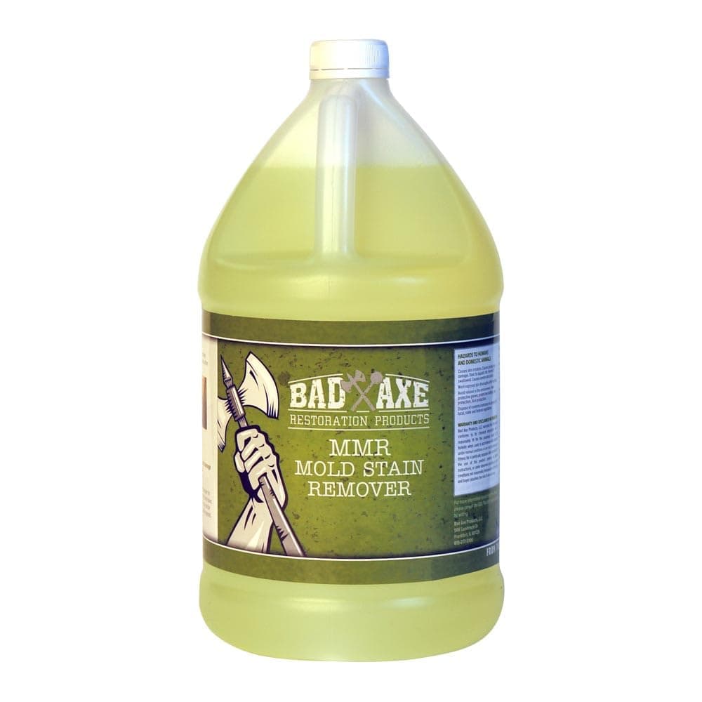 Bad Axe MMR Instant Mold Stain and Mildew Stain Remover - Professional Strength, Contractor Grade Cleaning Solution, Professional Quality Formula, Odor Removal, 1 Gallon (1)