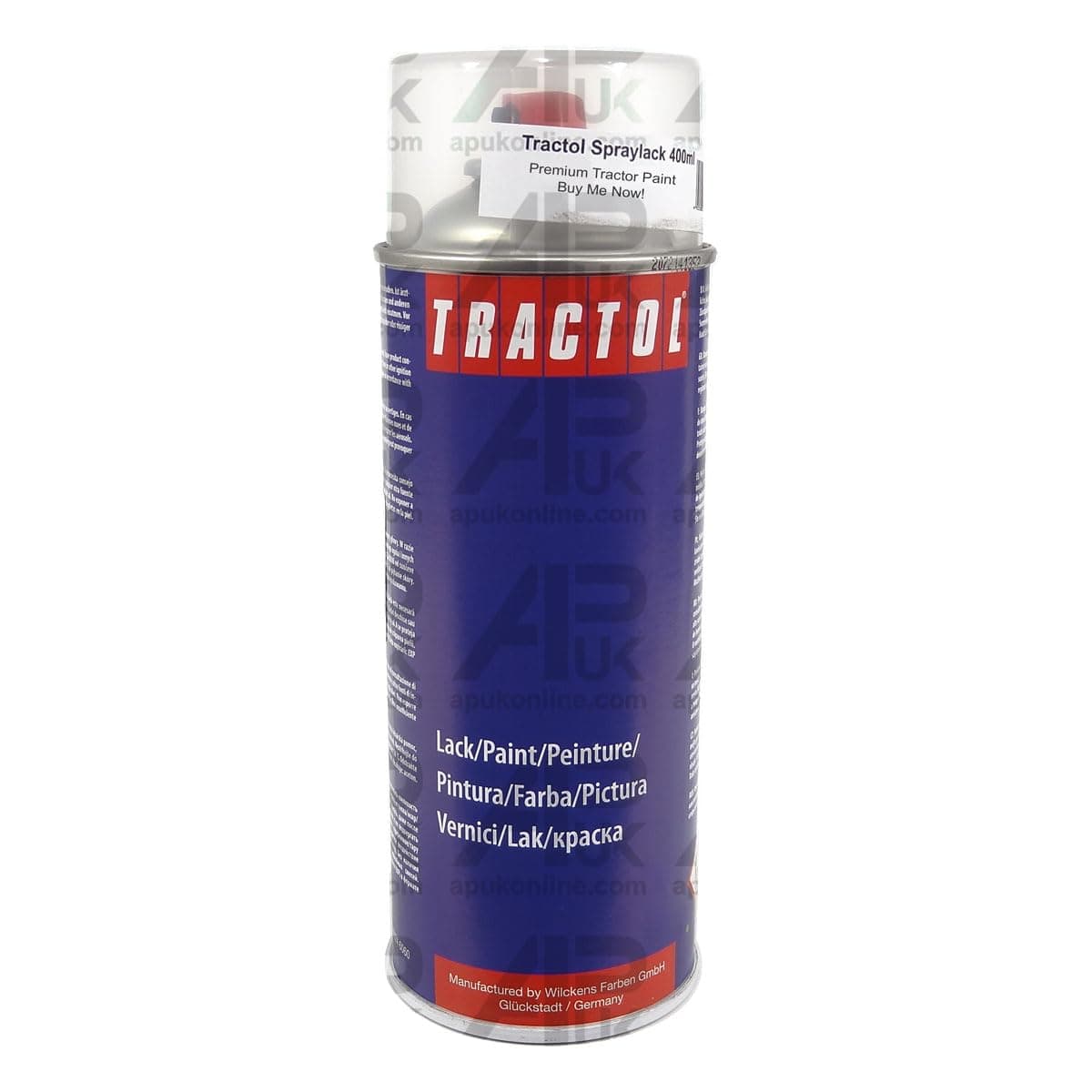 APUK Tractol Red Aerosol Spray Paint Can Replacement for Case International IH Tractor Implement