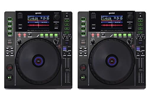 2 x Gemini MDJ-1000 Professional Media DJ CD Player USB MP3 Deck CDJ PAIR