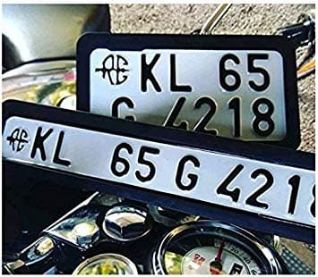 BLP NUMBER PLATE AND NUMBER FRAME FOR ALL BIKES AND CARS (FRAME)