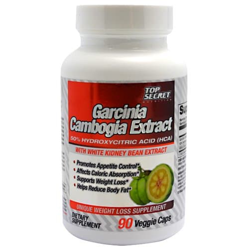 Top Secret Nutrition Garcinia Cambogia Extract 90 Veggie Caps
