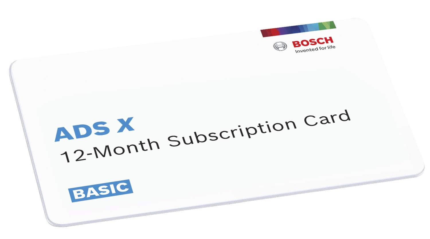 Bosch 3945-SUB-BAS ADS X 12 Month Software Subscription - Basic Plan - for Use with ADS 525X and 625X Diagnostic Scan Tools