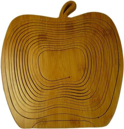 Bamboo Fruit Basket - Apple - Also Choice Of Horse, Pineapple, Teapot