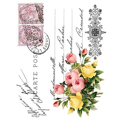 Dress My Craft Fabric Transfer Sheet 24X34cm-Bunch, Bunch Of Soft Roses