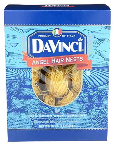 DaVinci Angel Hair Nests Pasta, 16-Ounces (Pack of 12)