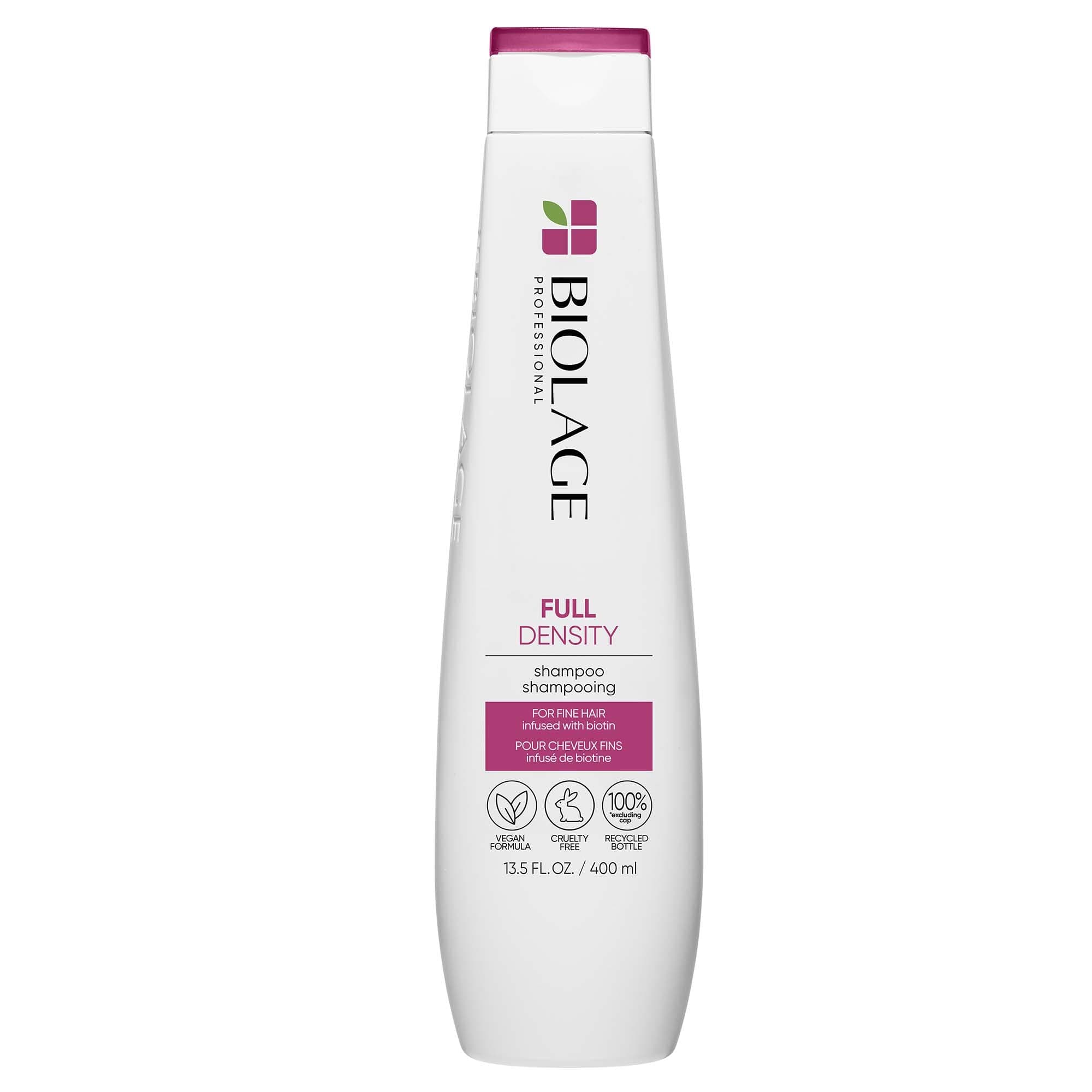 Biolage Full Density Thickening Shampoo - Provides Volume For Fuller & Thicker Hair With Biotin, For Thin & Fine Hair, Vegan and Paraben & Silicone Free