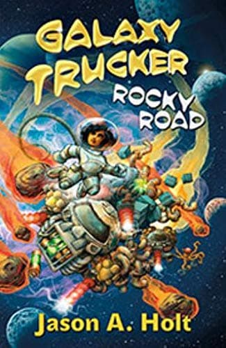 Flying Frog Productions CGEB0001 Galaxy Trucker: Rocky Road (Novel), Multicoloured