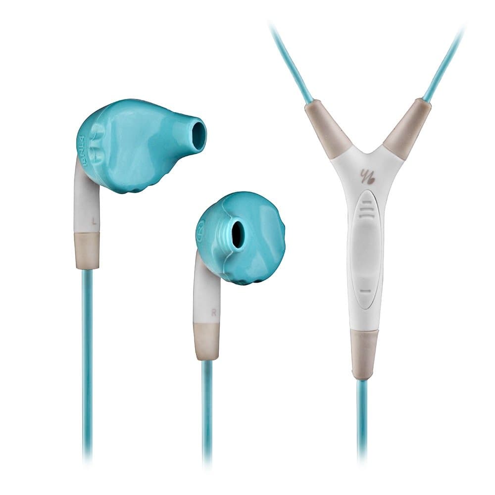 Yurbuds Inspire Pro 100 Noise Isolating In-Ear Headphones - Aqua (Renewed)