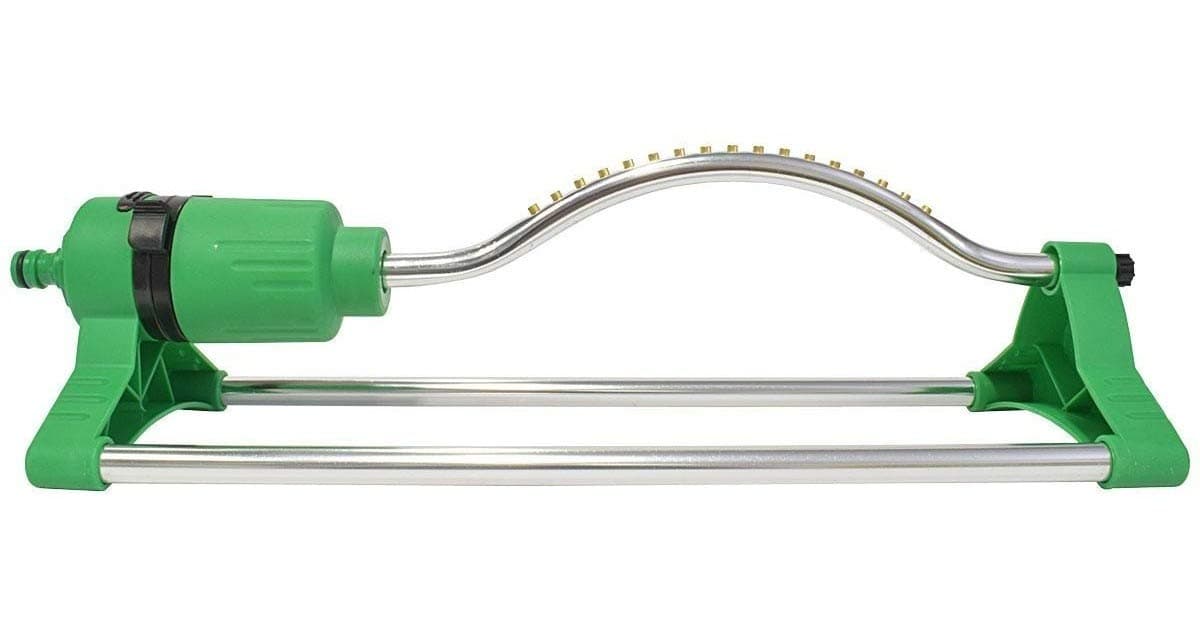 Trapp Brazil Premium Oscillating Sprinkler 17 Holes Outdoor Sprinklers for Lawn Irrigation Garden Sprinkler - DY 7021