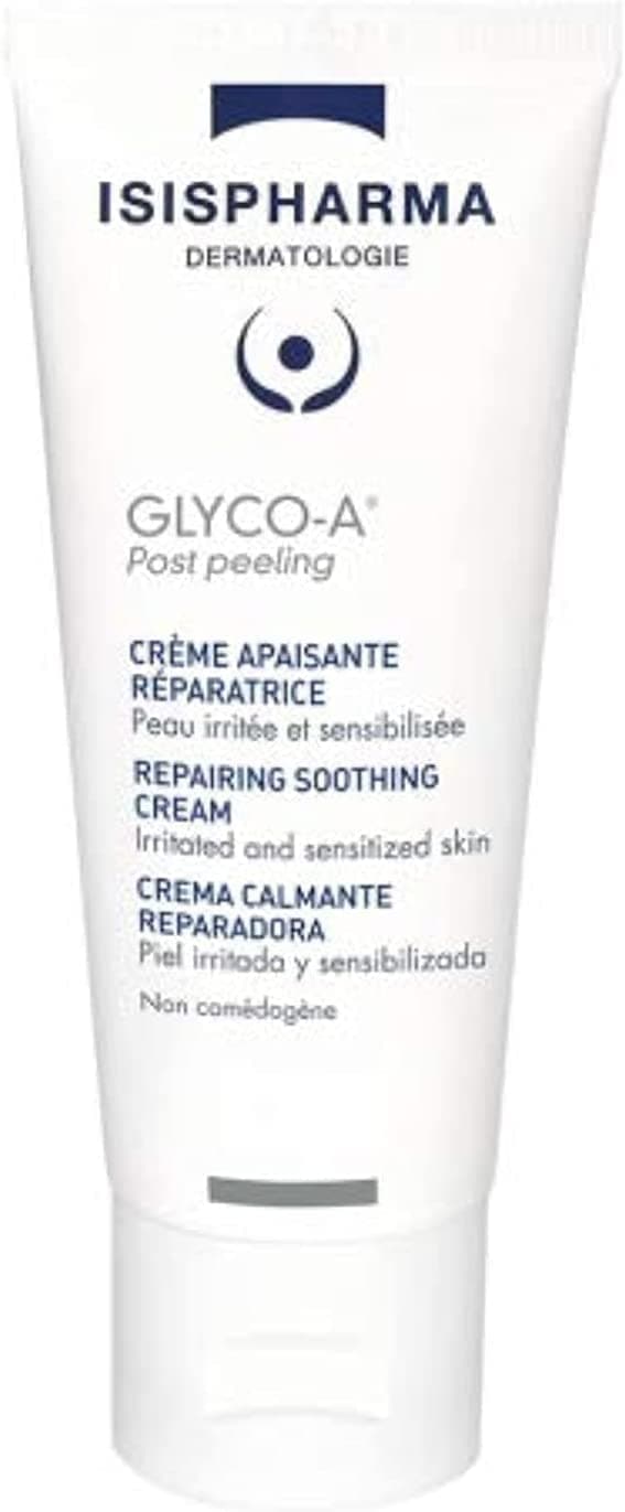 GLYCO-A POST PEELING - Facial Moisturizer Soothing Repair Cream - Moisturises and Repairs Skin Barrier - with Shea Butter, Restructuring Agents and Cottonseed Oil - Made in France