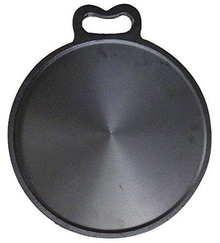 Bharath Agencies - Dosa Tawa 12 Inch Pre-Seasoned Cast Iron Dosa Pan