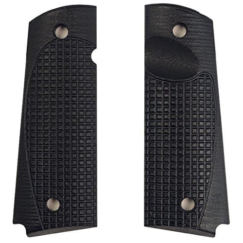 1911 Slim Line Full Size Compact 1911 EMP Grips Conceal Carry G10 with Ambi Magwell Bobtail Roundbutt Bottom Cut Options