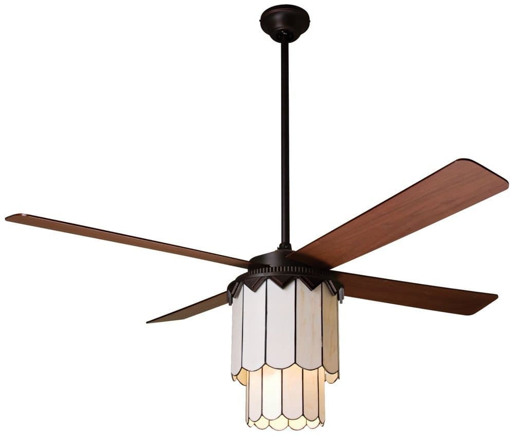 42" Period Arts Paris Bronze with Light Kit Ceiling Fan