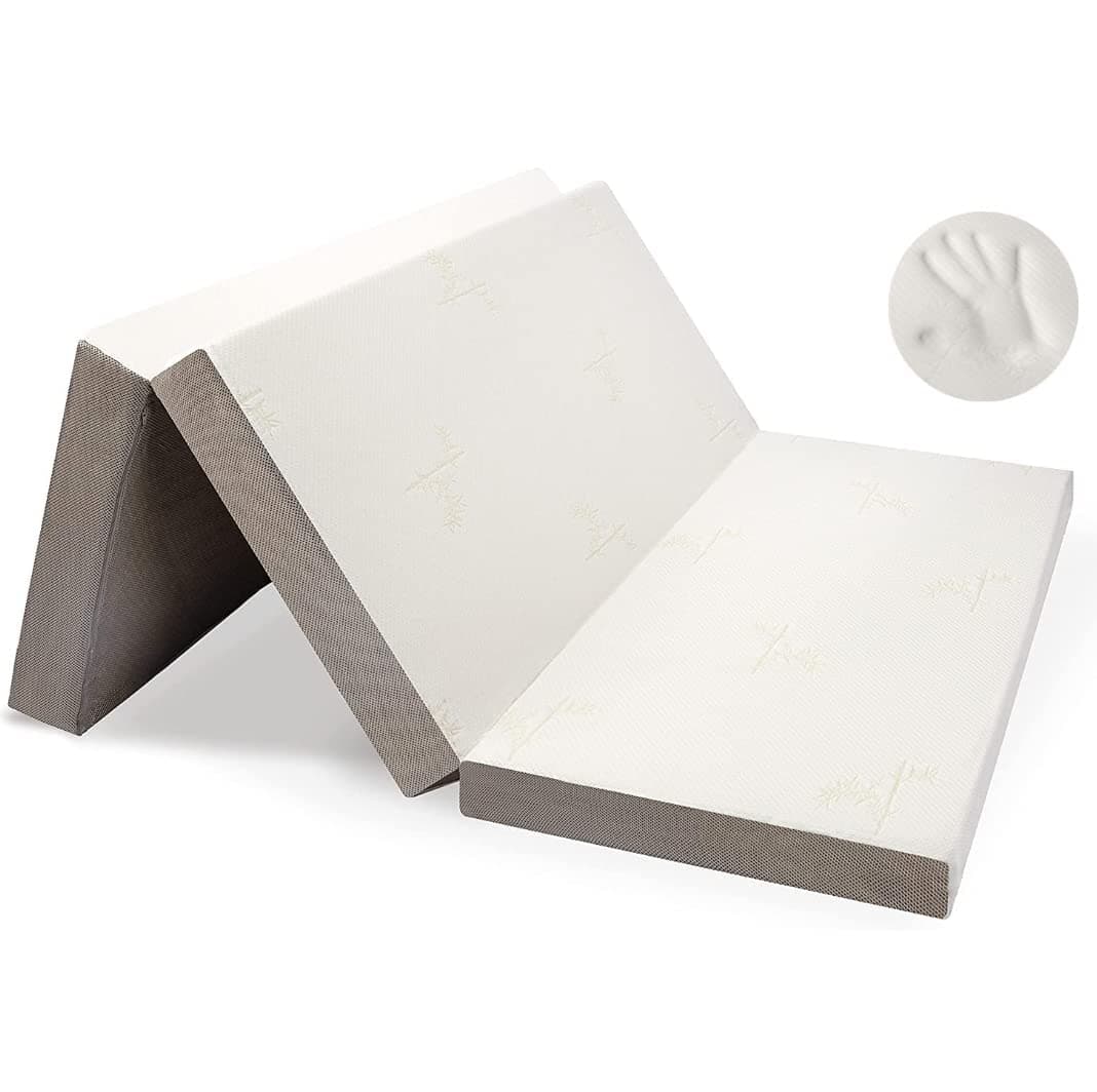 Milliard 6-Inch Memory Foam Tri-fold Mattress with Ultra Soft Removable Cover with Non-Slip Bottom(並行輸入品) (Full)