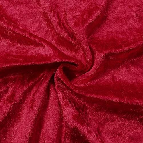 Velvet fabric red