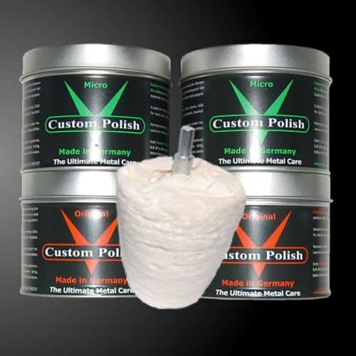 CUSTOM POLISH Polishing Kit 1600 g Chrompolitur Aluminiumpolitur Chrome Stainless Steel POLISH Pen Shape Aluminium Cone