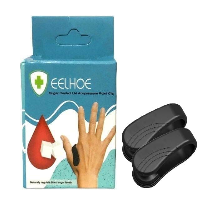 PACK OF 2 Sugar Control Acupressure Clip for Diabetics Sugar Control LI4 Acupressure Point Clip Headache Relief Products Migraine &Tension Relief
