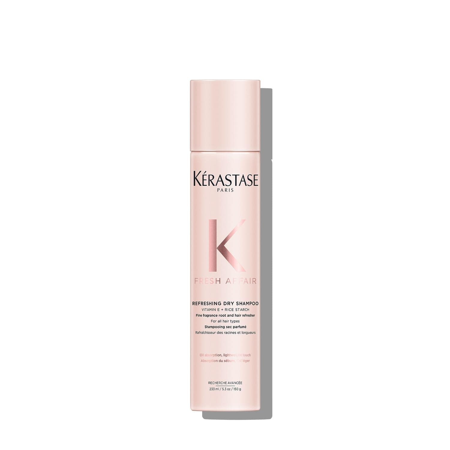 Kérastase Fresh Affair Dry Shampoo For All Hair Types, Instantly Absorbs Excess Oil on Scalp and Hair With Fine Fragrance and a Lightweight Formula