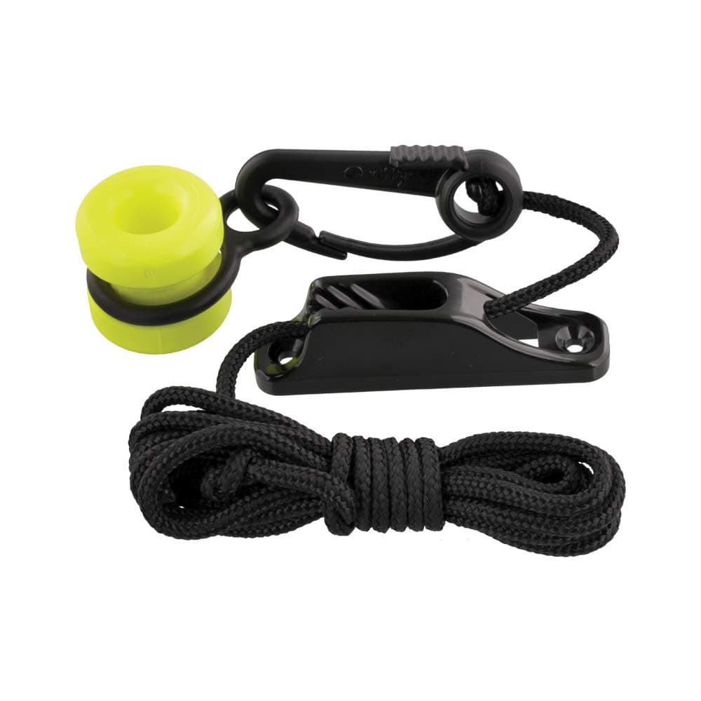 Scotty #3025 Downrigger Weight Retriever w/Snap, Fairlead Cleat & 78-Inches of Cord, BLACK